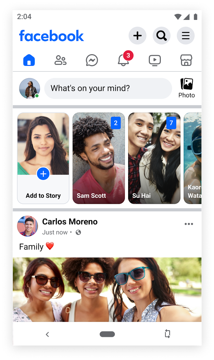 Facebook Lite screenshot